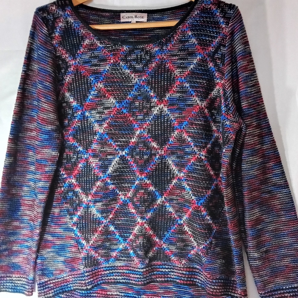 Carol Rose multicoloured woman's sweater size L